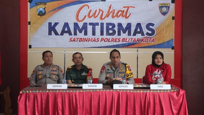 Curhat kamtibmas Polres Blitar Kota