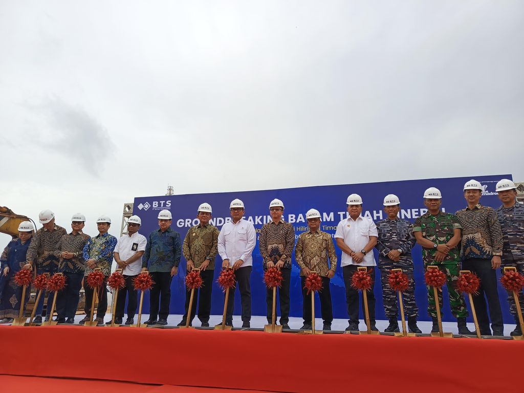 Groundbreaking Pabrik Batam Timah Sinergi Groundbreaking Pabrik Batam Timah Sinergi