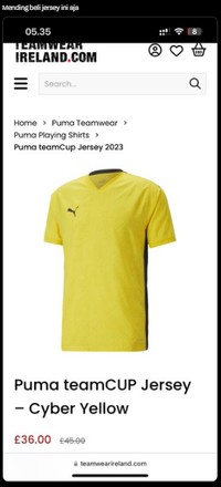Timnas sepakbola Malaysia resmi merilis jersey baru. Orang-orang menyebut jersey ini seperti seragam wasit dan mirip seperti yang dipakai pemain shaolin soccer.