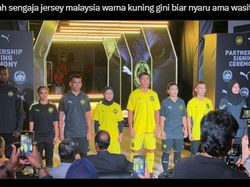 Netizen Sebut Jersey Timnas Malaysia Mirip Seragam Wasit
