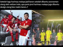 Netizen Sebut Jersey Timnas Malaysia Mirip Seragam Wasit