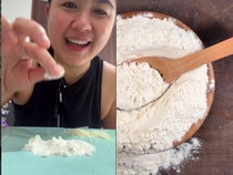 Kesat Halus, Istri Ernest Prakasa Takut Tekstur Tepung Maizena