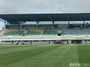 Atap Tribun VIP Stadion BJ Habibie Markas PSM Sudah Terpasang, Kursi Sisa 50%