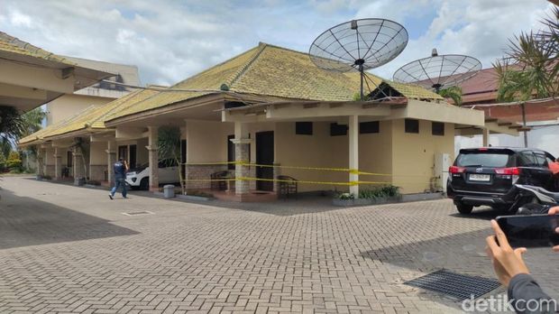Lokasi hotel di Kediri yang diduga menjadi tempat pembunuhan Uswatun