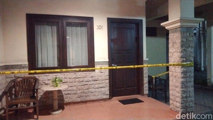 Lokasi hotel di Kediri yang diduga menjadi tempat pembunuhan Uswatun