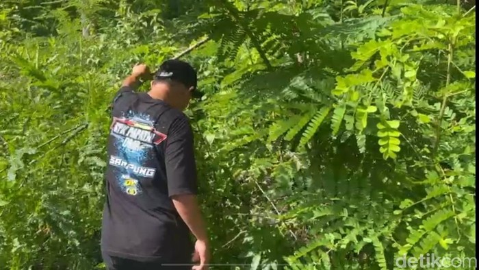 Lokasi penemuan dua potongan kaki di Ponorogo