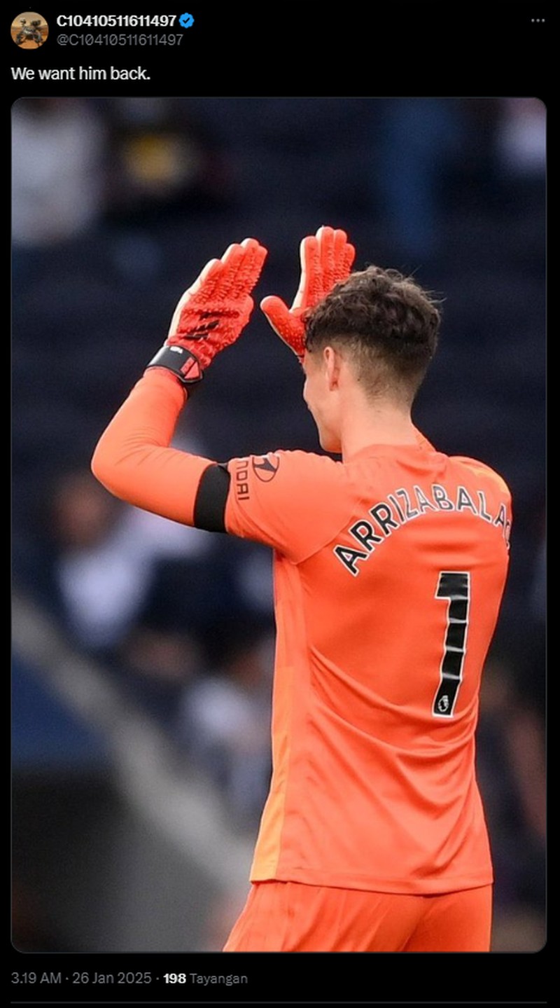 Manchester City berhasil mengalahkan Chelsea dengan skor akhir 3-1. Dalam hal ini kiper Chelsea Robert Sánchez, disamakan dengan Onana. Berikut meme-nya.