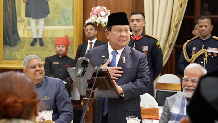 Presiden Prabowo Subianto di India. (dok Tim Media Prabowo)