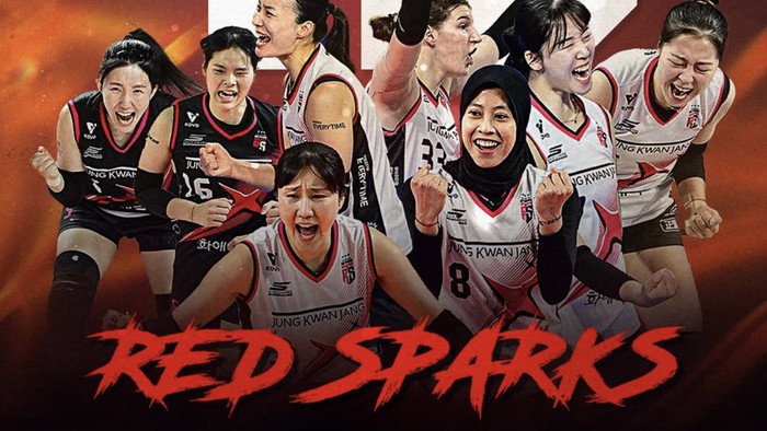 Red Sparks raih 13 kemenangan beruntun di Liga Voli Korea Selatan.