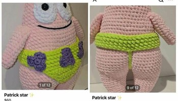 Khusus untuk penggemar berat Patrick Star. Foto: (Bored Panda).