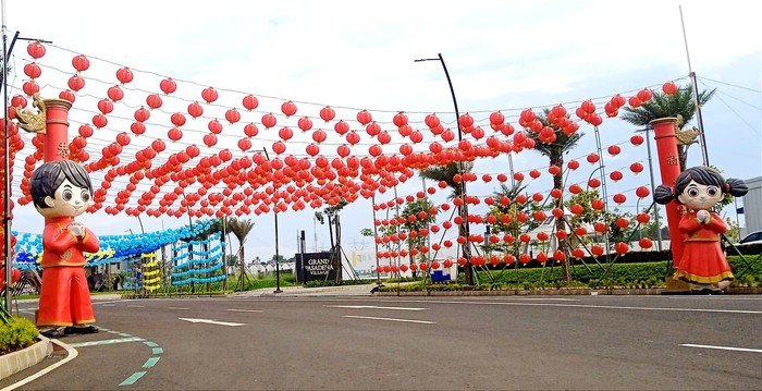 Suasana Imlek di Gading Serpong