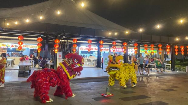 Suasana Imlek di Gading Serpong