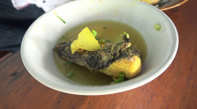 Warung tepi sawah Lamongan yang menunya serba ikan kutuk