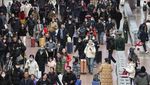 Begini Suasana Puncak Mudik Libur Imlek di Beijing