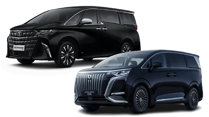 Denza D9 vs Alphard Hybrid Denza D9 vs Alphard Hybrid