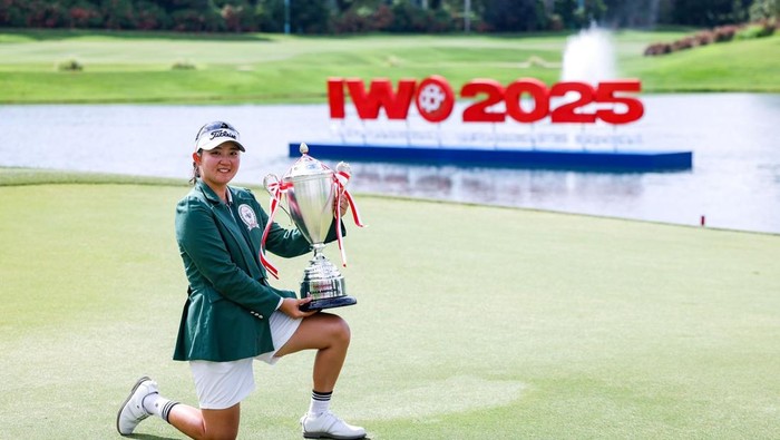 Turnamen golf Indonesia Women’s Open 2025 selesai. Pegolf Korea Selatan Hwang Yoona jadi yang terbaik.
