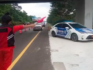 Contraflow Diberlakukan di Km 44-41 Tol Jagorawi Arah Jakarta Sore Ini