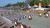 Kontingen Patriot Indonesia sukses memukau warga India dalam Parade Hari Republik India yang digelar pada 26 Januari 2025 dikartavya Path. 