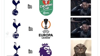 Tottenham saat ini sungguh payah di Liga Inggris. Foto: X.com