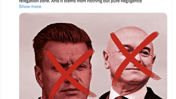 Sudah cukup, saatnya bertindak. Aib di Tottenham tidak bisa berlangsung lebih lama lagi, tulis netizen ini memprotes para bos Spurs. Foto: X.com