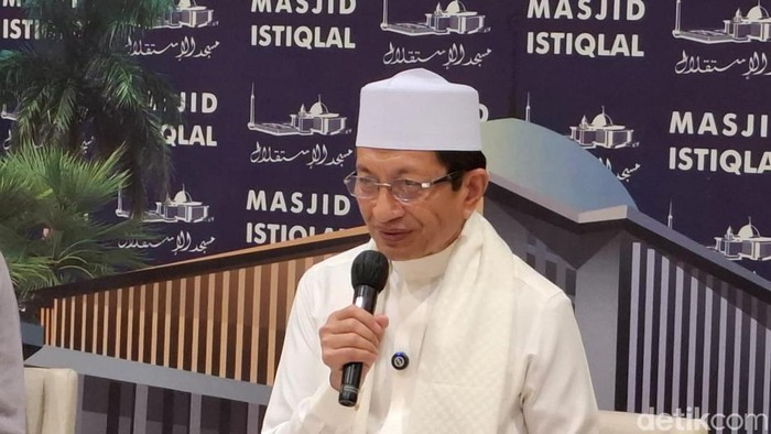 Menteri Agama (Menag) RI Nasaruddin Umar (Brigitta Belia/detikcom)