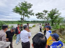 Tinjau Dam Srandakan Bantul yang Jebol, Menteri PU Upayakan Penanganan Darurat