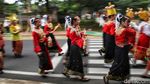 Meriahnya Kirab Budaya Telok Tamat di TMII