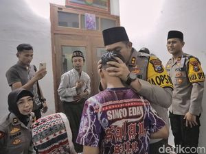 Beri Dukungan Moral, Kapolres Blitar Takziah ke Rumah Keluarga Uswatun