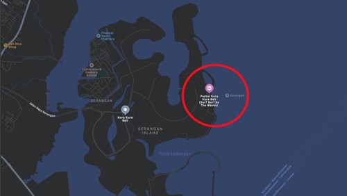 Nama Pantai Serangan di Pulau Serangan, Denpasar, Bali, berubah menjadi Pantai Kura-Kura Bali. (Foto: Dok. Istimewa)