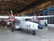 Wow! Ada Pesawat Rancangan Habibie di PTDI di Bandung