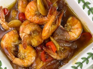 Resep Udang Saus Tiram ala Resto yang Bikin Nambah Nasi