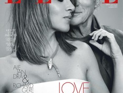 Potret Mesra Richard Gere dan Istri Jadi Model Majalah, Beda Usia 33 Tahun