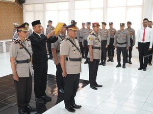 Pesan Kapolres Probolinggo Kota Saat Pimpin Sertijab Dua Pejabat Utama