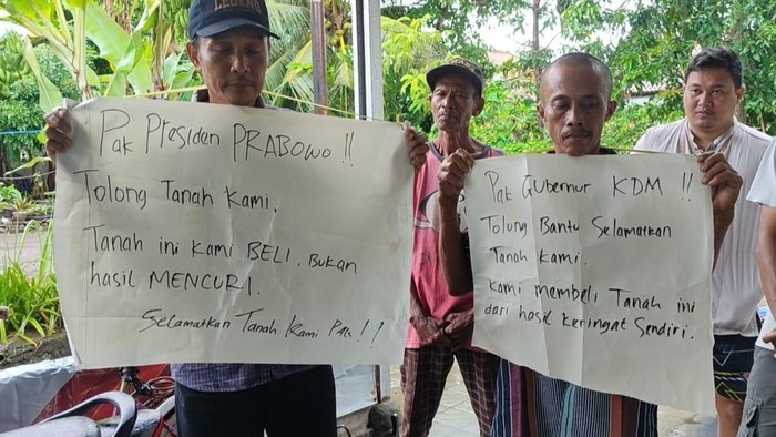 Warga protes atas klaim tanah oleh Kemenke