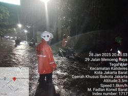 9 Titik Banjir Jakarta Malam Ini, Ada di Kelapa Gading-Cengkareng