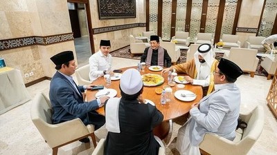 Momen Kuliner Mayor Teddy dengan Menteri dan Imam Besar Masjidil Haram