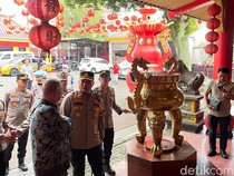 Polisi Cek Pengamanan Imlek 2025 di Kelenteng Eng An Kiong Kota Malang