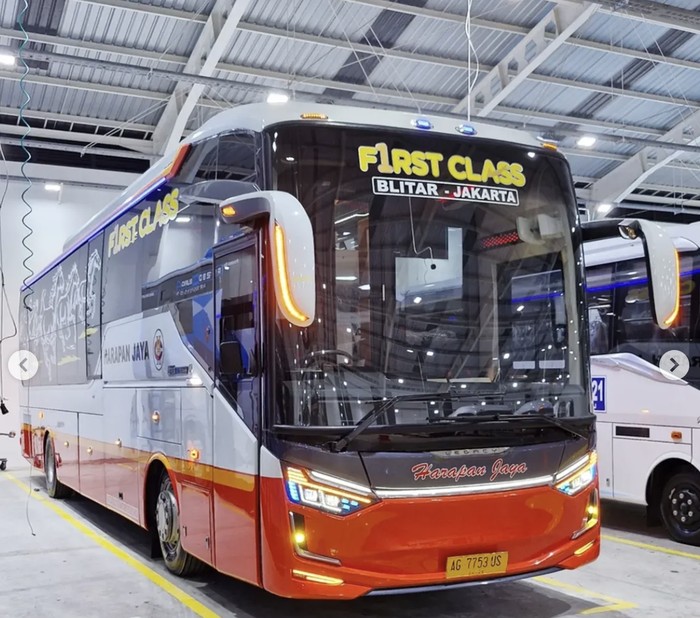 PO Harapan Jaya merilis bus baru buatan Laksana