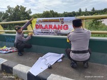 Pemotor Dilarang Berhenti di Jembatan Srandakan Baru Buntut Dam Jebol