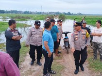 2 Bocah 7 Tahun di Ogan ilir Tewas Tenggelam, Polisi Pasang Spanduk Peringatan