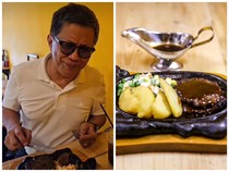 Rocky Gerung Sebut Steak di Depok Ini Murah Tapi Rasanya Mewah!