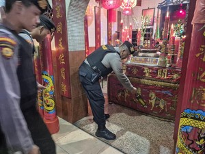 Polres Kediri Kota Jamin Keamanan Perayaan Imlek 2576 Kongzili