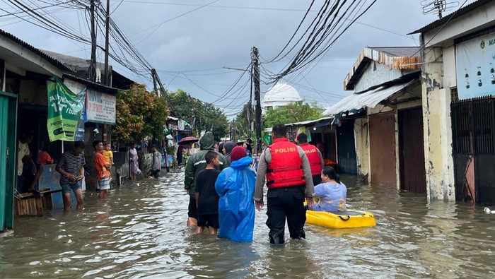 Banjir di Kedaung Kali Angke, Cengkareng, Jakbar, 29 Januari 2025. (Dok Istimewa)