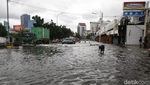 Jalan Latumenten Grogol Banjir, Arus Lalu-lintas Tersendat