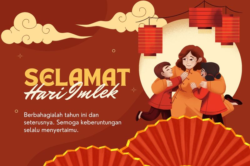 Kartu Ucapan Imlek 2025 Lengkap dan Terbaru untuk Bos, Teman, serta Keluarga