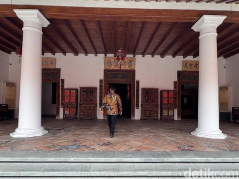 Rumah Merah Heritage di Karangturi, Kecamatan Lasem, Kabupaten Rembang, Rabu (15/1/2025).