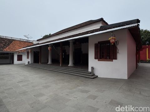Rumah Merah Heritage di Karangturi, Kecamatan Lasem, Kabupaten Rembang, Rabu (15/1/2025).