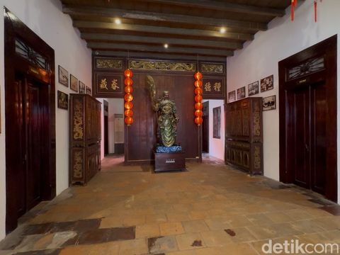 Rumah Merah Heritage di Karangturi, Kecamatan Lasem, Kabupaten Rembang, Rabu (15/1/2025).