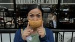 Serunya Nirina Zubir Makan Bakso hingga Jajan Sandwich di New York