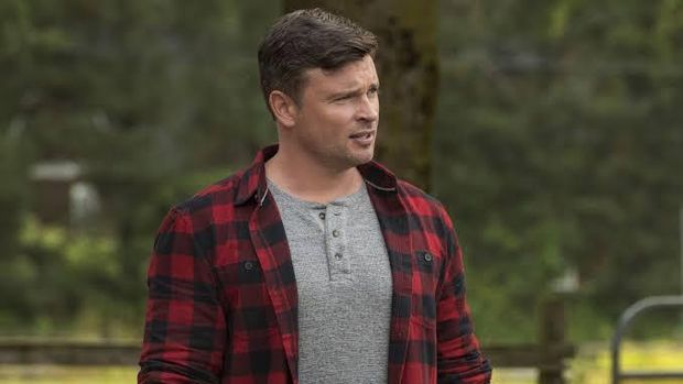 Penampilan Tom Welling sebagai Superman.